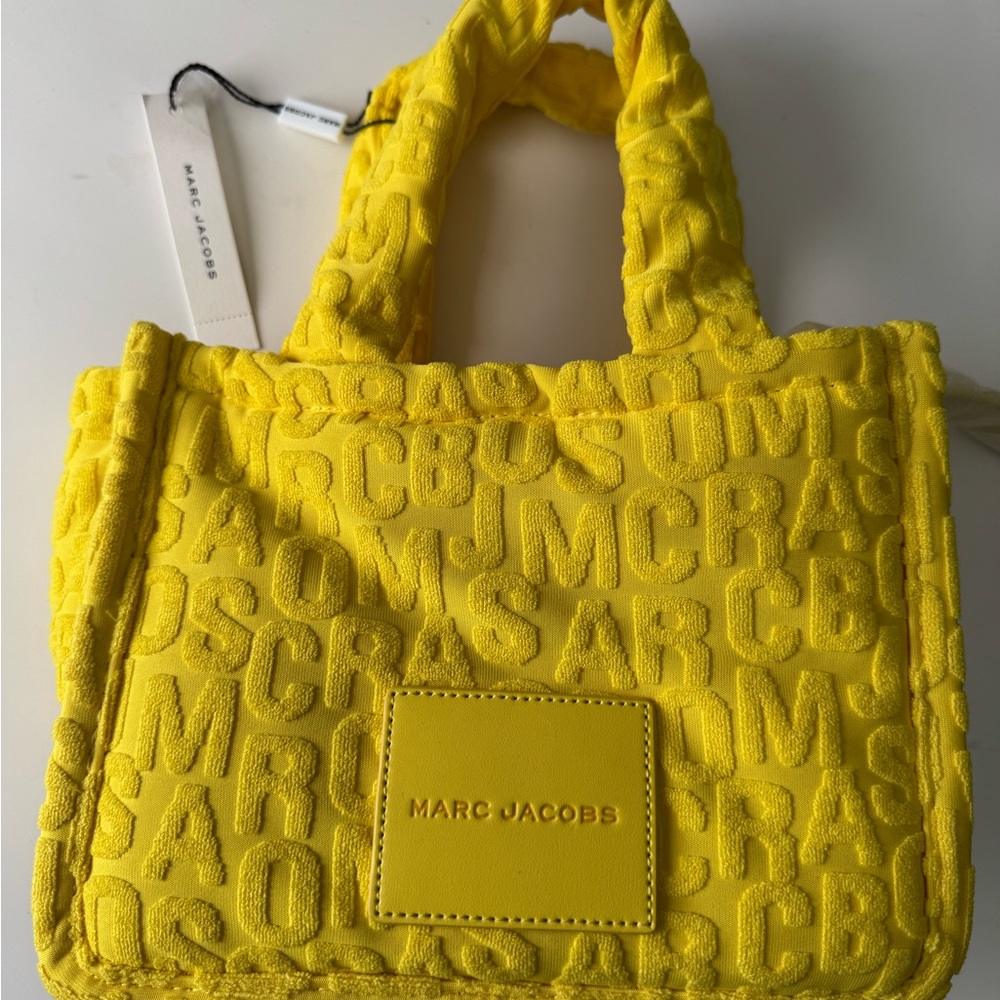 Marc Jacobs Bright Yellow Quilted Tote